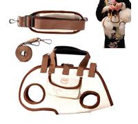 Dog transport bag, horizontal pet transport bag for going out, portable ergonomic pet bag with comfortable travel on the go and everyday use