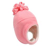 Dog Trapper Hat Fleece Color Gloves Children's Two and Piece Winter Hat Warm Solid Hats Mens Hat Rabbit Personalized Gifts Men Black Beret Women Large Womens Winter Golf Hat