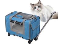 Dog Travel Bag - Compact Pet Travel Organizer, Dog Gear Bag with Bowls | Pet Carrier for Small Cats Dogs, Travel Bag for Dogs, Pet Tote, Weekend Dog Bag, Dog Food Storage and Accessories Ca