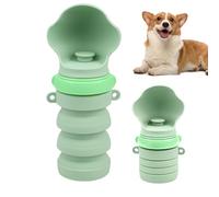 Dog Travel Bottle - Portable Leak Proof Cup, Foldable Drinking Container, Food Grade Safe Dispenser, Lightweight Compact Design | Outdoor Hiking Camping Walking Beach Park for Puppy Road Trip Vacation