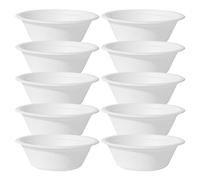 Dog Travel Bowl | Dog Food Bowls, 10 Piece Food Serving Paper Tray, Safe Paper Bowls, Puppy Feeding Station for Pets, Dogs,