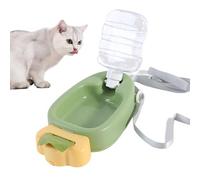 Dog Travel Water Bottle 450ml Carrot Shape Waterer with Strap
