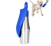 Dog Travel Water Bottle - Water Dispenser with Silicone Ring, 27 oz Leak-Proof Pet Accessories 2-in-1 Dog Water Bowl for Travel, E Was With A Fresh Water Capa Camping, Excursions, Hiking