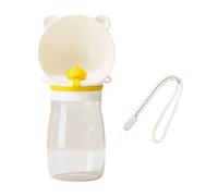 Dog Travel Water Bottle with Drinking Bowl Lid, Portable Pet Drinking Cup for Small Dogs on Outdoor Walks and Trips Pet Cup Walking Bottle Dog Park Water Outdoor Travel Dispenser Portable Bowl Road