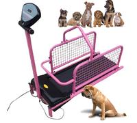 Dog Treadmill for Large Dogs/Medium Dogs/Small Dogs, Pet Running Machine with Display Screen(Speed, Time, Distance, Calories, Mode), Doggy Treadmill, Adjustable Speed, Supports Up to 176 lbs / 80kg,A