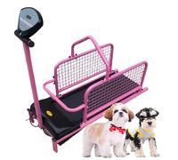 Dog Treadmill for Small Dogs, Adjustable Speed Canine Running Machine, 0.8-6km/H, Multi-function Home Pet Fitness Equipment for Healthy Exercise