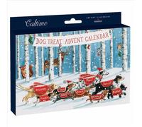 Dog Treat Advent Calendar Traditional Reindeer - 24 Door Pet Christmas Novelty