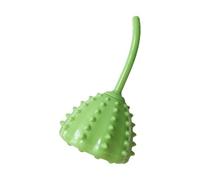Dog Treat Ball | Dog Slow Feeder - Bite Resistant Soft Toothbrush Food Toy for Teeth Cleaning and Promotes Slow Eating