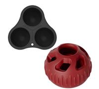 Dog Treat Ball - Interactive Dog Toy, Silicone Canine Activity Ball | Dog Puzzle Feeder Enrichment Ball, Treat Dispensing Ball for Boredom Loneliness and Destructive Chewing Habits