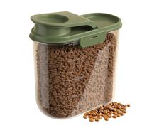 Dog Treat Container Air Tight - 2L Dog Treat Jar | Pet Food Storage Container | Transparent Pet Food Tin With Lid | Sealed Storage Holder Dispenser For Grain Snack Biscuits Flour Candy Home