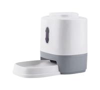Dog Treat Dispenser, 1.5L Push Automatic Dog Feeder with Bowl, 10.16x6.5x8.07 inches Slow Feeding Bowl, Interactive Enrichment Toy for Small Puppy, Slower Feeders Pet Food