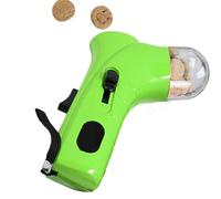 Dog Treat Dispenser Button, Handheld Pet Snack Shooter, 1.77 inches, Interactive Pet Training, Stimulates Reward Toy, Fun Snack Feeder for Puppies, Kittens, Animals