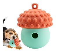 Dog Treat Dispenser, Dog Toys Food Dispensers - Dog Food Dispenser,Boredom Buster Ball Toy Acorn Shape Silicone Food Ball