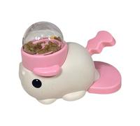 Dog Treat Dispenser, Interactive Food Puzzle Toy, Pets Slow Feeder, Puppy Food Container, Enrichment Game for Training and Boredom, 8.27x5.51 inches, White, Pink, Blue, Yellow