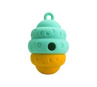 Dog Treat Dispenser, Silicone Slow Feeding Toy, Chew Resistant Interactive Snuffle Feeder, Cooling Reliever Chew Toy for Hot Weather, Stress Relieving Game for Teething, Training