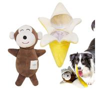 Dog Treat Dispenser Toy | Fruit Shape Dog Digging Toy,Colorful Snuffle Plush Puppy Toys, Pet Enrichment Toys for Small Medium and Large Breed Dog