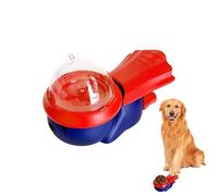 Dog Treat Dispenser Toy - Press and Rotate Interactive Game | Fun Animal Design Food Dispenser for Puppies and Cats | Smart Training Toy for Small, Medium, or Large Breeds, Indoor Play, or Travel Use
