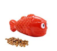 Dog Treat Dosing Toy, Indestructible Squeaky Dog Toy | Slow Feeding Enrichment Bone Puppy Teething Game for Chewer, Fetch