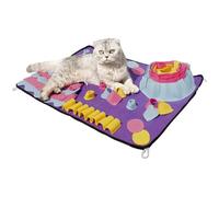 Dog Treat Mat - Interactive Dog Feeding Mats - Dog Sniffing Pad, Food Puzzles for Cats Dogs, Enrichment Toys for Slow Eating, Smell Training