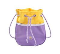 Dog Treat Pouch Bag - 21x15x4cm Over The Shoulder Dog Treat Bag | Treat Bag With Adjustable Shoulder Strap | Contrast Color Shoulder Puppy Treat Poop Bag Dispenser For Walking, Jogging