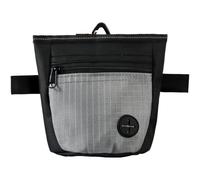 Dog Treat Pouch for Training with Strong Attachment Force, Long-lasting Oxford Cloth Dog Training Treat Pouch, Hands-Free Pet Walking Bag with Waist Belt for Walks and Daily Use, Black & Grey