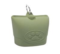 Dog Treat Pouch, Silicone Snacks Waist Bag, 4.45x3.74in Portable Fanny Pack, Waterproof Pet Training Accessory for Walking, Hiking, Outdoor Adventures, Puppy Obedience