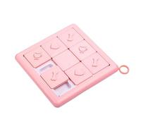 Dog Treat Puzzle | 9 Grids Fun Anti-Choking Interactive Slow Feeder,Interactive Dog Toys | for Travel Beach Pool Yard Bedroom Garden Indoor Outdoor Family Time Friends Gathering