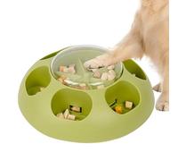 Dog Treat Puzzle Slow Feeder - Interactive Puzzle Toys Dog Treat Slow Feeder - Brain Training Enrichment Toy Mental Stimulation Food Dispenser for Dogs