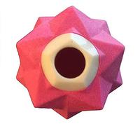 Dog Treat Release Toy Glow in Dark Puzzle Bounce Ball Dog Toy Pink