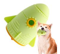 Dog Treat Toy | Interactive Dispensing & Slow Feeding Puzzle Toy - Indestructible Toy For Puppies, Pet Feeder Ball, Rocket-Shaped Stuffer For Small To Large Dogs