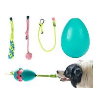 Dog Treat Toy,Tough Rope Chew Toys - Heavy Duty Encourages Natural Foraging Skills For Aggressive -Chewers, Large And -Medium -Dog