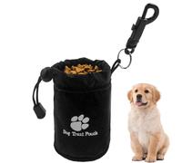 Dog Treat Training Bag - Dog Run Bag, Snack Bags for Dog Training, Outdoor Snack Bags | Bags for Dogs, black, see description, See description