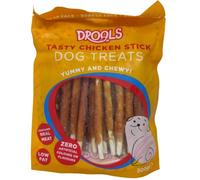 Dog Treats - Crunchy Roll, Tasty Stick, Yummy Bone & Combo Pack - Real Meat, Low Fat, No Artificial Colours Natural Chicken Chews - 250-300g Packs Zvire (300g, Tasty Chicken Stick Dog Treats)