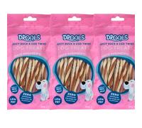 Dog Treats Juicy Twist, Tender Steak & Combo Pack Real Meat, Soft Texture, Low Fat, No Artificial Colours Natural Chews 60g 3 Packs Zvire (Juicy Duck & Cod Twist Dog Treats 60g Pack Of 3)