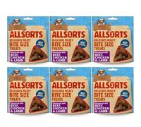 Dog Treats Multipack with 6X Bakers Dog Treats Beef, Chicken and Lamb 98g | Delicious treats - Low in fat - No added artificial colours, flavours or preservatives