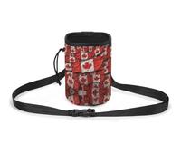Dog Treats Pouch Canadian Flag Dog Treat Training Pouch Pet Dog Out Training Belt Bag, Dog Training Bag