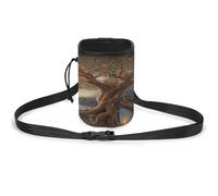 Dog Treats Pouch Tree of Life Dog Treat Training Pouch Pet Dog Out Training Belt Bag, Dog Training Bag