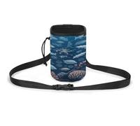 Dog Treats Pouch Underwater Marine Life Dog Treat Training Pouch Pet Dog Out Training Belt Bag, Dog Training Bag