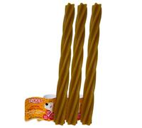 Dog Treats Spiral Meaty Stick With Chicken, Duck, Beef & Variety Pack, Low Fat, No Artificial Colours Chewy Snack Sticks 90g Pack Of 3 Zvire (Pack Of 3, Spiral Meaty Stick w/Chicken Dog Treats 90g)