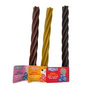 Dog Treats Spiral Meaty Stick With Chicken, Duck, Beef & Variety Pack, Low Fat, No Artificial Colours Chewy Snack Sticks 90g Pack Of 3 Zvire (Pack Of 3, Bundle Of 3-1Pc Each)
