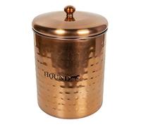 Dog Treats Tin Copper Biscuit Pet Kitchen Cannister Storage