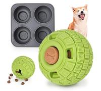 Dog Treats to Keep Dogs Busy - 4 Cavity Silicone Tray, Slow Freezing Feeder, Multifunctional Interactive Chew Puzzle Easy to Use | For Aggressive Chewers
