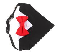 Dog Triangle Bandana with Adjustable Buckle Closure, Polyester 24-40 CM | Machine Washable Triangle Scarf, Keeps Fur Dry, for Dogs and Puppies, Cute Formal Patterns