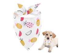 Dog Triangle Bib Scarf,Dog Bandana with Fruit Pattern - Triangle Scarf Bibs for Puppy, Soft Pet Triangle Scarfs Bibs for Pet, Dog, Small Dog