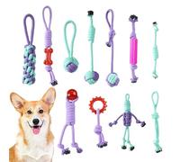 Dog Tug Of War Rope, Interactive Chew-Resistant Pet Supplies - Aggressive Chewers Rope Toys,for Teeth Cleaning Indoor Outdoor Play Boredom Relief