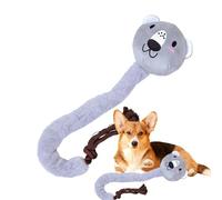 Dog Tug of War Toy Plush Cotton Rope Stuffed Animals