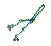 Dog Tug Rope - Interactive Chewing Rope Fun Durable Dog Teething Toys for Reducing Boredom Travel Beach Yard Home Garden Cope