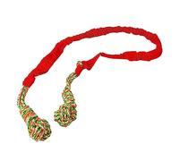 Dog Tug Rope Toy Bite Resistant Teeth Grinding Interactive Pet Rope Toy for Indoor Door Outdoor, Premium Quality Hollow PP Webbing, for Relieving Boredom (Red)