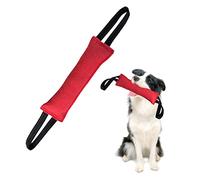 Dog Tug Toy,Dog Bite Tug with 2 Strong Handles,Dog Bite Pillow,Durable Dog Pull Toy,Jute Bite Toy for Medium to Large Dogs,Interactive Dog Toys for Tug of War,Fetch,Puppy Training Interactive Play