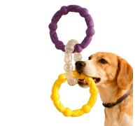 Dog Tug Toy - HeavyDuty Twisted Cord Pet Challenge Muscle Builder Gnaw Teether Natural Fiber Stimulating Balanced Agility Conditioning Fun Engagement Chewer Skill Developer